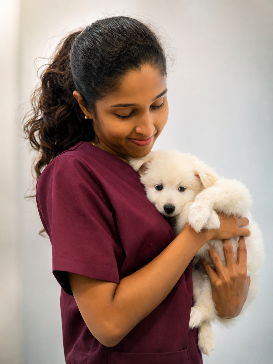 Dr. W.S. Gavindya, veterinary surgeon at PawPals Animal Clinic