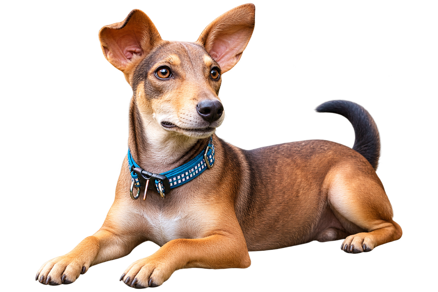A friendly dog resting comfortably, representing the pets PawPals cares for